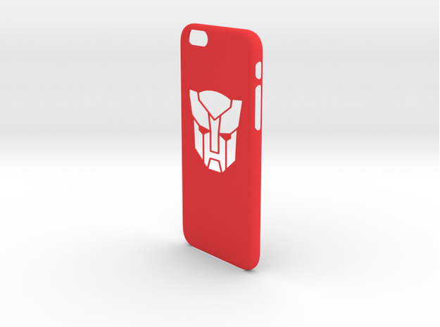 Iphone 6 case transformers in Red Processed Versatile Plastic