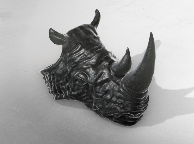 Rhino by Metal in Polished and Bronzed Black Steel