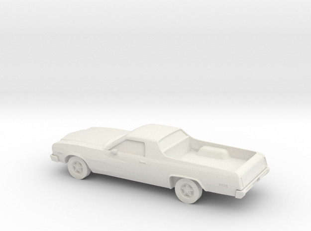 1/87 1976 Ford Rranchero  in White Natural Versatile Plastic