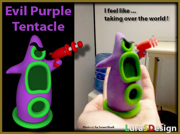 Evil Purple Tentacle LARGE