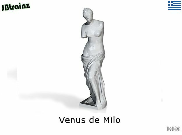 Venus de Milo (1:160) in Smooth Fine Detail Plastic
