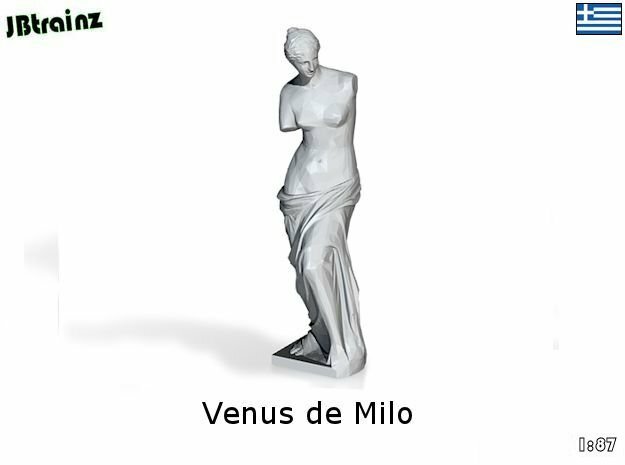 Venus de Milo (1:87) in White Natural Versatile Plastic