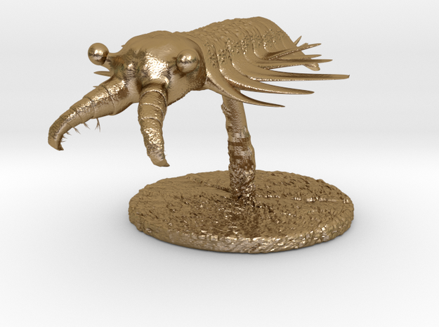 Anomalocaris in Polished Gold Steel