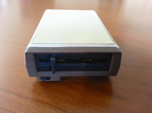 Atari 1050 - 1:3 Scale - SD Card Reader in White Natural Versatile Plastic