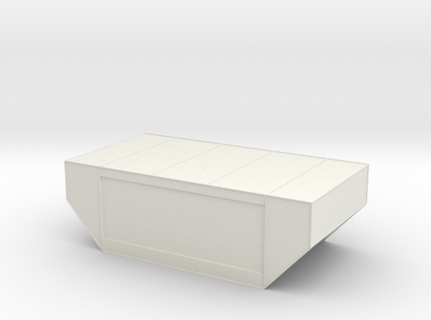 N Scale LD-29 air cargo container 1:160 in White Natural Versatile Plastic