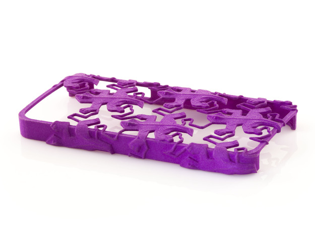 Escher Reptiles iPhone 5 / 5s Case in Purple Processed Versatile Plastic