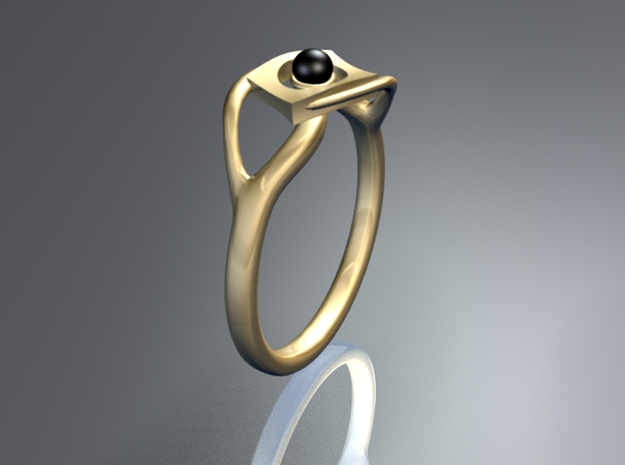 TwoYearsTogether ring in Polished Nickel Steel