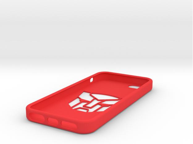 Iphone 5s Case Transformers in Red Processed Versatile Plastic