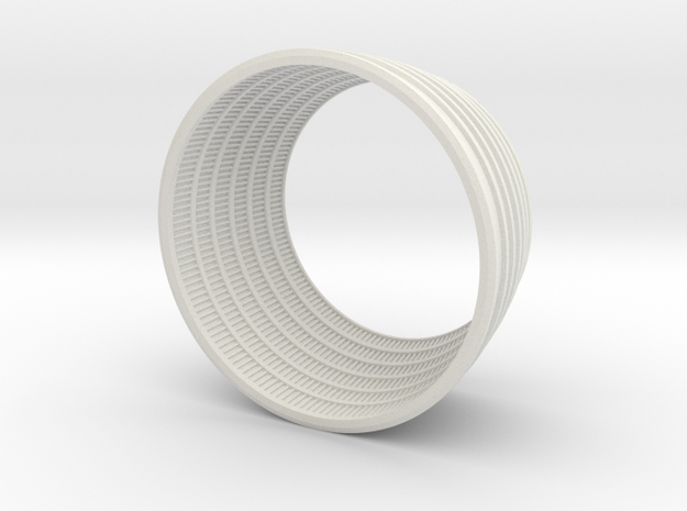 F1 3D Engine Bottom 1:10 Scale in White Natural Versatile Plastic