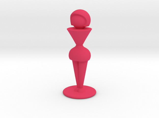 Trophy Wife in Pink Processed Versatile Plastic