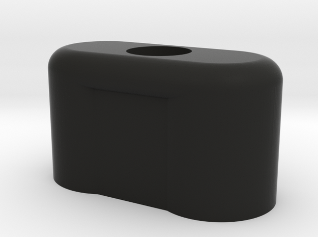 Enigmaplug-top in Black Natural Versatile Plastic