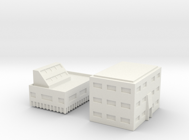 Penthouse "B"  Modular Series 1 in White Natural Versatile Plastic