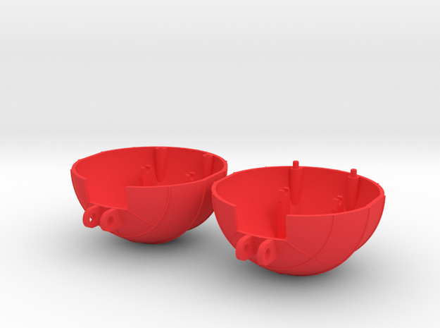 VENOM Thunderball both domes. (6 of 8) in Red Processed Versatile Plastic