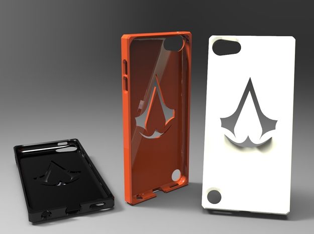 Ipod 5th generation assassins creed case in White Natural Versatile Plastic
