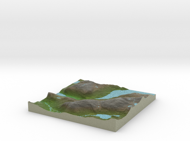 Terrafab generated model Fri Jan 09 2015 13:40:36  in Full Color Sandstone