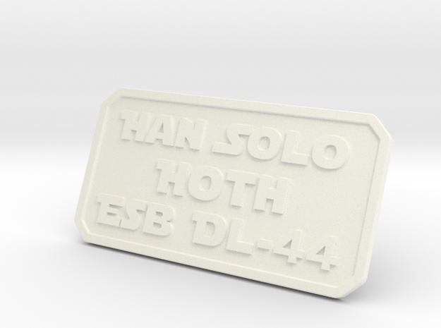 Han Hoth in White Processed Versatile Plastic