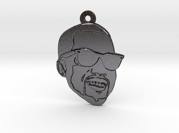 Kanye West in Polished and Bronzed Black Steel