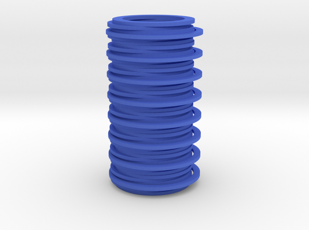Vase in Blue Processed Versatile Plastic