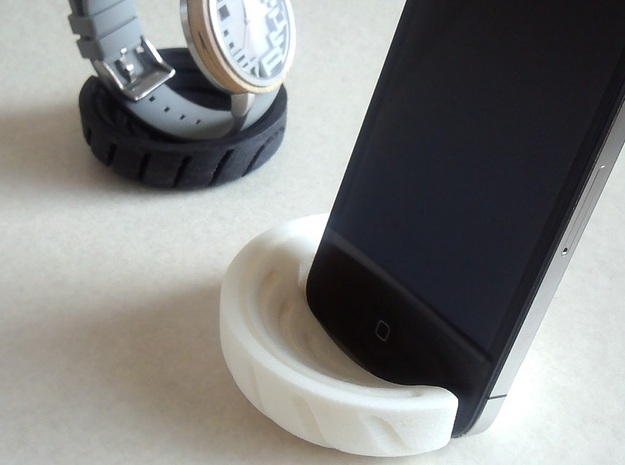 smart stand_annual ring in White Natural Versatile Plastic