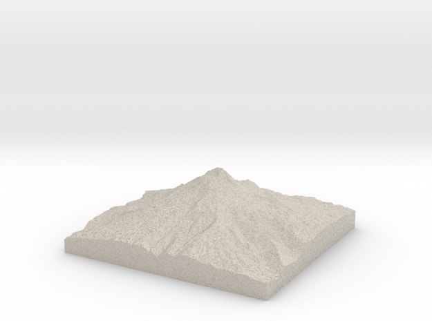 Model of Steel Cliff in Natural Sandstone