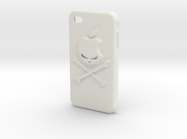 Iphone4 Cover Hack in White Natural Versatile Plastic
