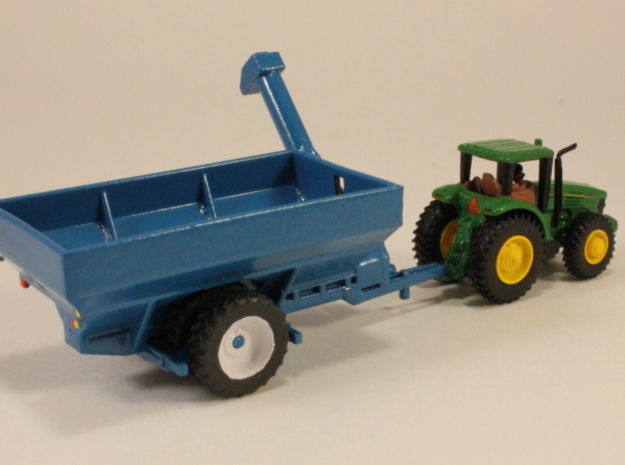 1:160 N Scale Kinze Grain Cart w/ Row Crop Duals in Smooth Fine Detail Plastic