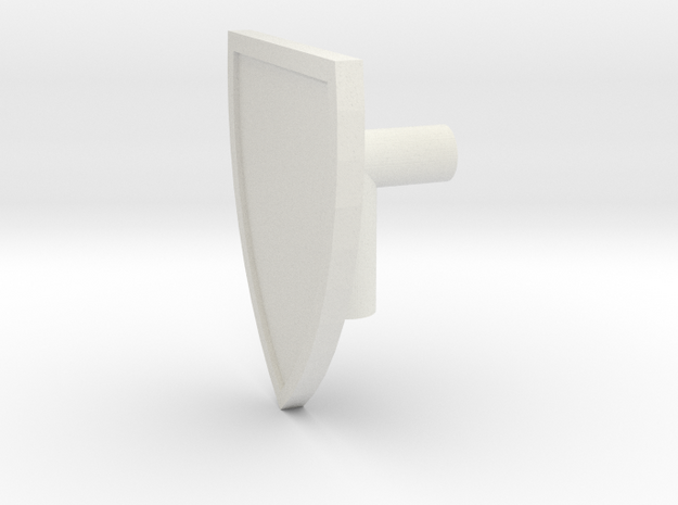 Heater Shield v.2 (Dual Use Held / Mounting) in White Natural Versatile Plastic