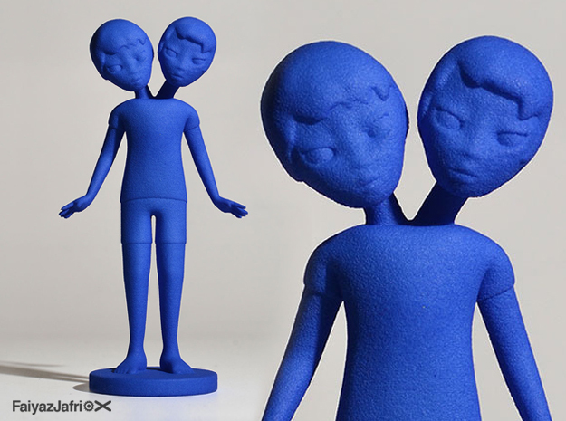 Siamese Boys in Blue Processed Versatile Plastic