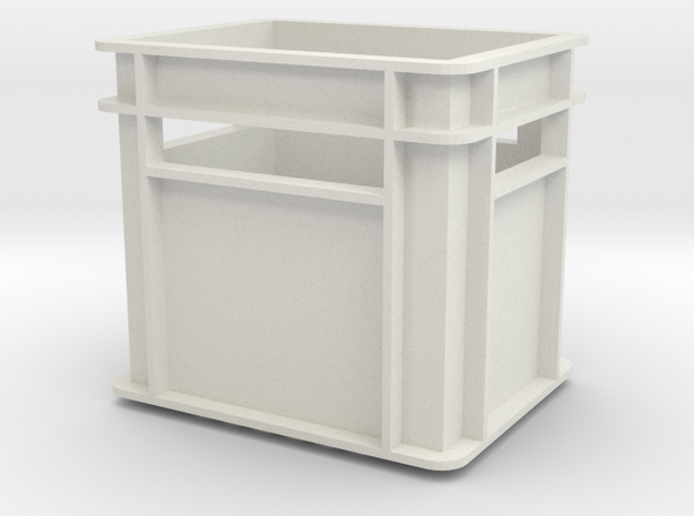 1:6 scale Beverage Crates Megahouse Style in White Natural Versatile Plastic