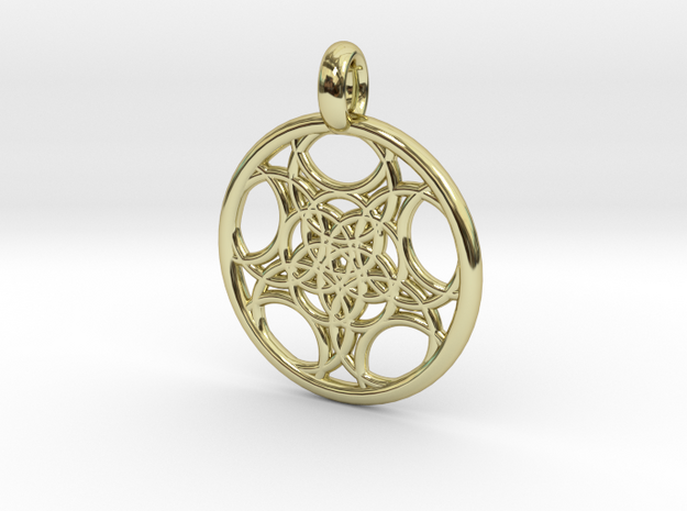 Euanthe pendant in 18K Gold Plated