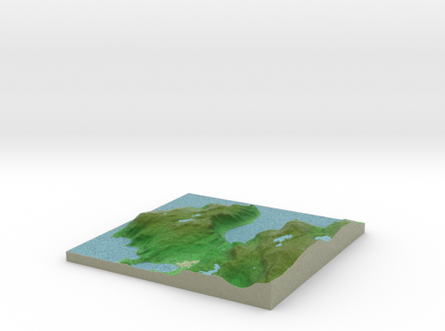 Terrafab generated model Wed Feb 04 2015 21:39:30  in Full Color Sandstone