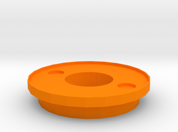 IGOR Dual Circle Barrel Tip With Lip in Orange Processed Versatile Plastic