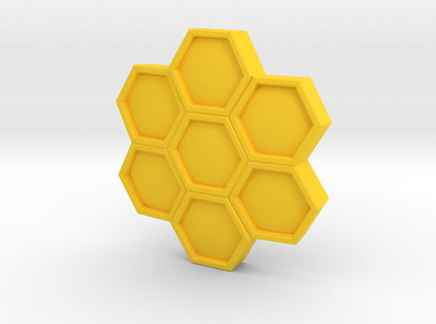 Bee Shield in Yellow Processed Versatile Plastic