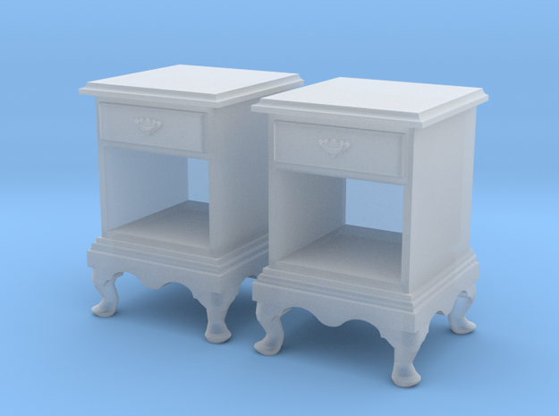 1:48 Queen Anne Nightstand, with shelves
