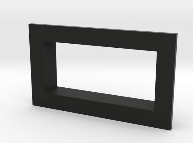 Square .28 Voltmeter Bezel in Black Natural Versatile Plastic
