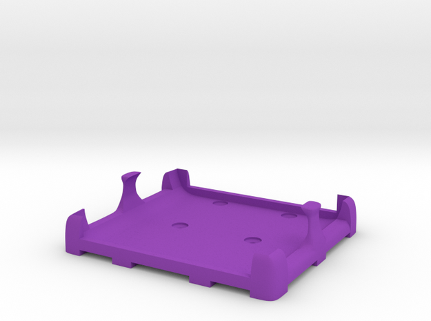 Battery mount Flat (for Fromeco 5200) in Purple Processed Versatile Plastic