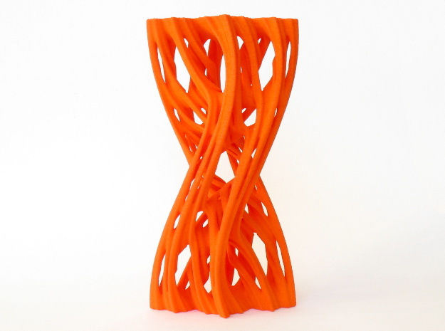 Julias Eye II in Orange Processed Versatile Plastic