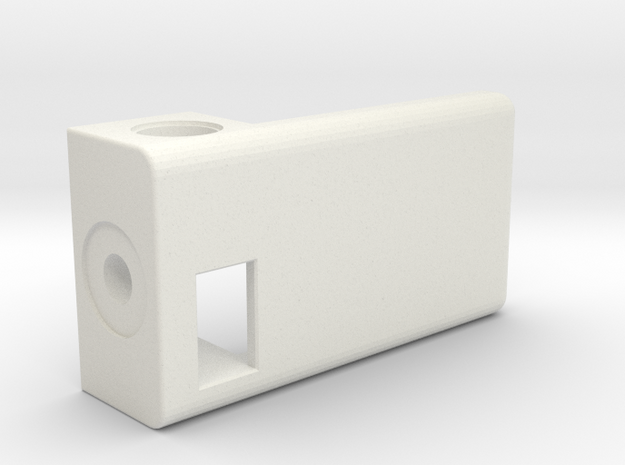 1550P BoxMod-Extension V2 in White Natural Versatile Plastic