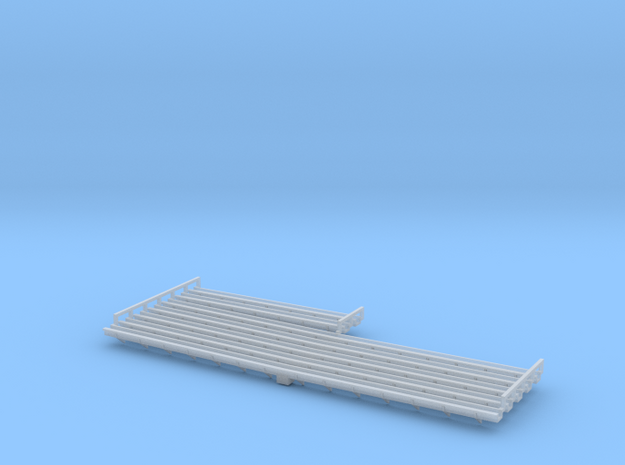 Warehouse Gutters in HO Scale in Smooth Fine Detail Plastic