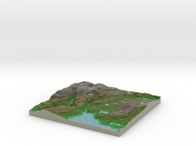 Terrafab generated model Mon Dec 29 2014 23:16:53  in Full Color Sandstone