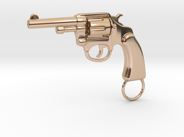 COLT POLICE in 14k Rose Gold Plated Brass