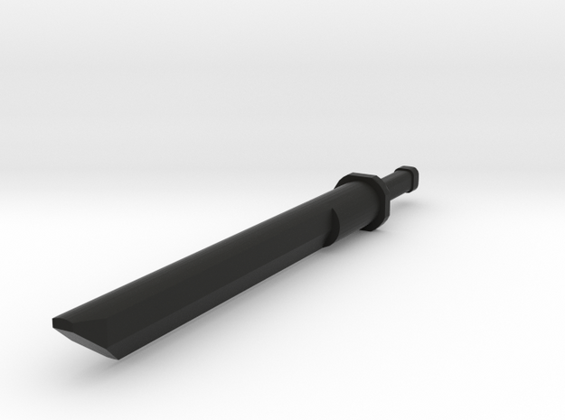Katana Sword Gauge 6g in Black Natural Versatile Plastic
