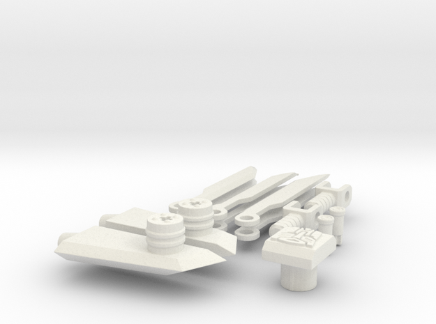 DOTM Voyager Skyhammer Assault Kit v2.0 in White Natural Versatile Plastic
