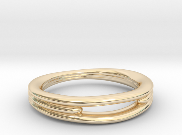 Tres 1 in 14K Yellow Gold