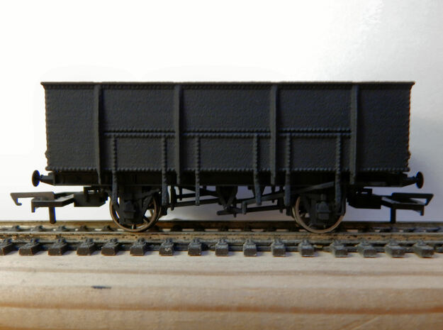 GWR N28 21T Mineral Wagon Body (00)  in White Natural Versatile Plastic