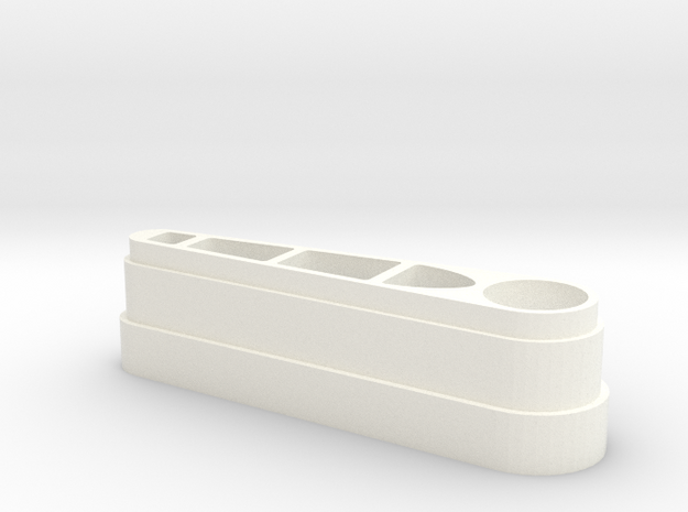 Zaccaria Flipper Replacement in White Processed Versatile Plastic