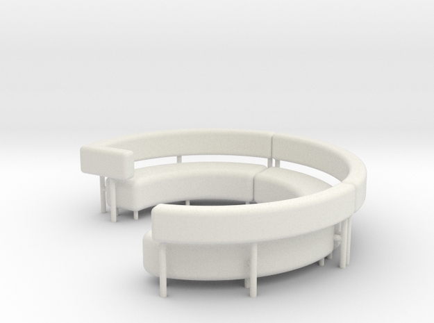 1:48 Circular Couch/Sofa Sectional Complete