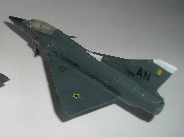 020B Mirage IIID with Canards and Cockpit 1/144 in Tan Fine Detail Plastic