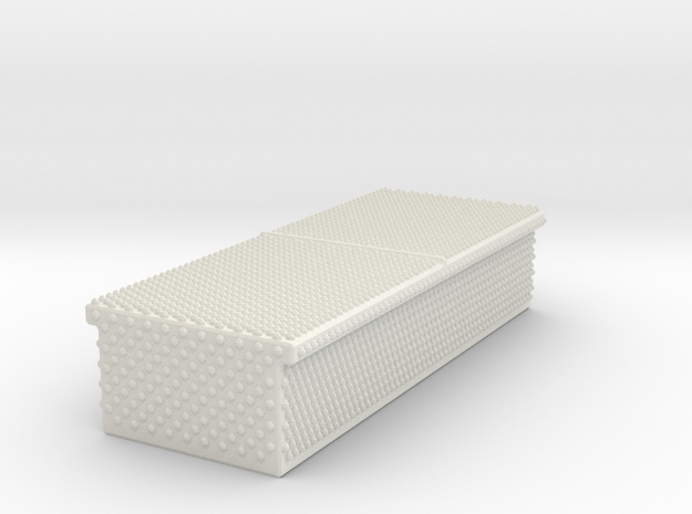 1/87 Diamond plate storage box(In:0.331wx0.799dx0. in White Natural Versatile Plastic