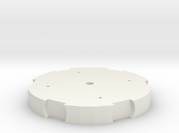 MK2 Rotor Disc in White Natural Versatile Plastic